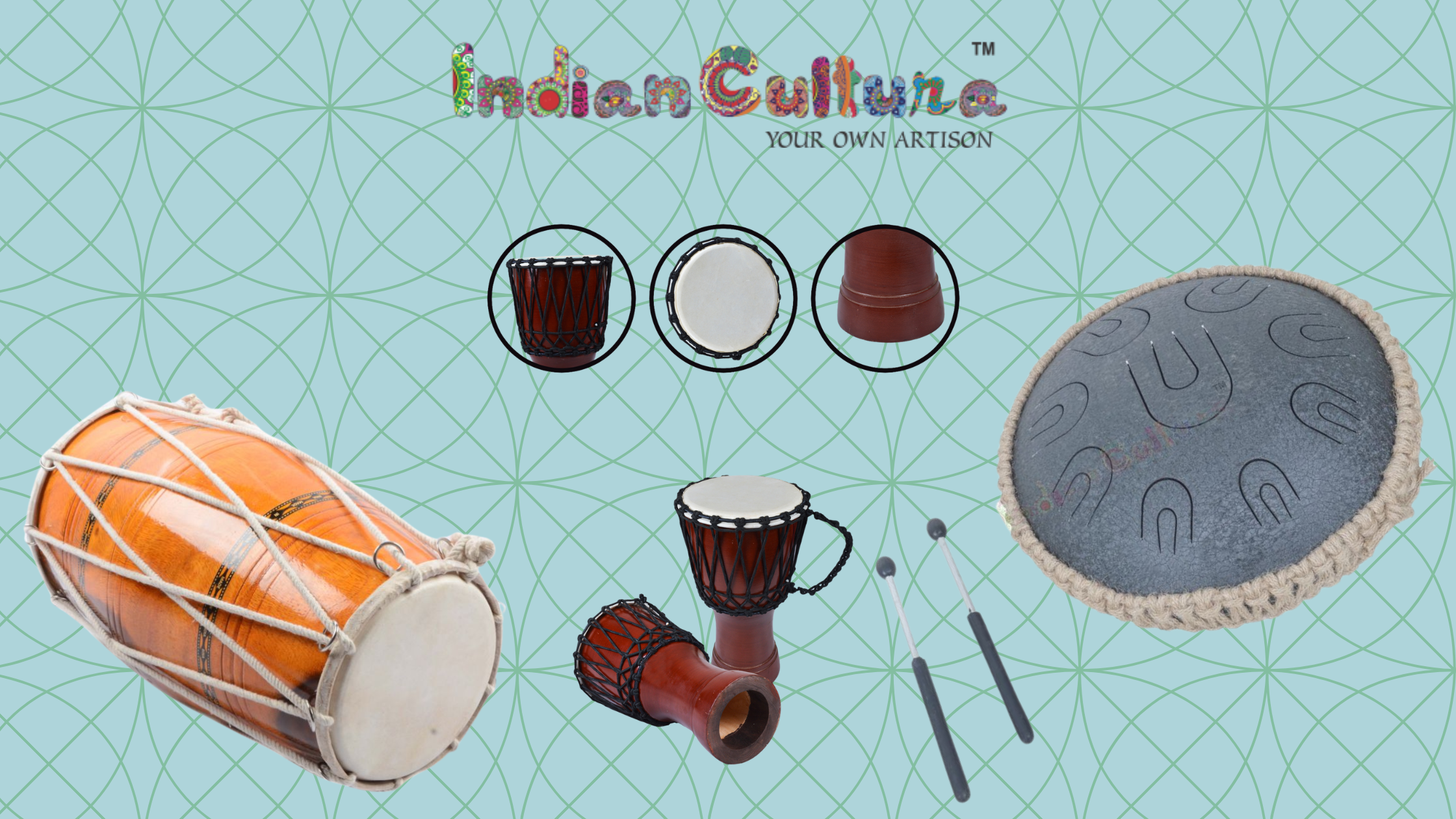 Explore Indian Drums: Dholak, Tabla & More | IndianCultura